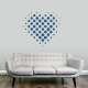 Halftone Heart Wall Art Decal