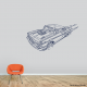 Hot Rod Bel Air Wall Decal