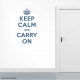 Keep Calm and Carry On Wall Quote Decal