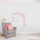 Large Flower Swirl Wall Decal