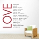 Love is Patient Wall Quote Decal