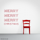 Merry Merry Merry Christmas Wall Art Decal