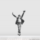 Michael Jackson Wall Decal