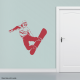 Snowboarder Wall Decal