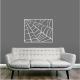 Spiderweb Frame Wall Decal