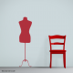 Vintage Inspired Dress Form Wall Decal