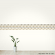 Wall Waves Two Color Wall Decal