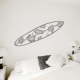 Hawaiian Surfboard Wall Decal