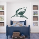 Scary Shark Wall Art Decal