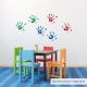 Paint Hand Prints Wall Decal