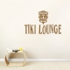Tiki Lounge Wall Art Decal