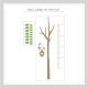 Tree Growth Chart Decal Kiy