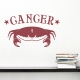 Cancer Zodiac Sign Wall Decal