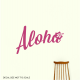 Aloha Vinyl Wall Decal