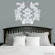 Damask Pattern Wall Art Decal