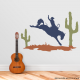 Desert Cowboy and Horse Wall Decal