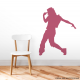 Female Dancer Wall Decal