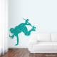 Female Skateboarder Wall Art Decal | Wallums