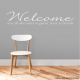 Welcome Guests Friends Wall Decal