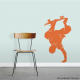 Skateboarder Handplant Wall Decal