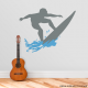 Surfer Dude Wall Decal