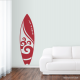 Wave Surfboard Vinyl Decal