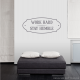 Work Hard Stay Humble Wall Quote Decal