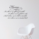 Home Treated Best Wall Quote Decal