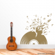 Exploding Record Wall Art Decal