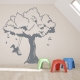 Little Girl And Tree Swing Wall Decal