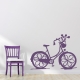 Girls Bike Wall Decal