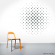 Halftone Circle Wall Art Decal