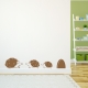 Hedgehog Family Wall Decal