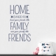 Home Is Where...Wall Quote Decal