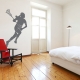 Lacrosse Female Wall Art Decal