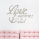 Love Anchors The Soul Wall Quote Decal