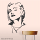 Madonna Bust Wall Decal