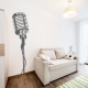 Microphone Wall Decal