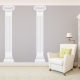 Roman Columns Wall Decal