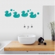Rubber Duckies Wall Decal