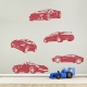 Sports Cars Wall Decal