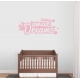 Sweet Dreams Carnation Pink Wall Decal