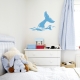 Whale Tail Wall Decal