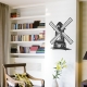 Windmill Wall Art Decal