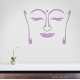 Buddha Face Lilac Wall Decal