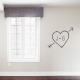 Carved Heart Wall Art Decal