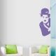 Charlie Chaplin corner Wall Art Decal