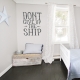 Don't Give Up The Ship Wall Quote Decal