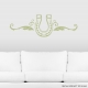 Celedon Horseshoe Wall Decal