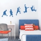 Basketball Sequence Wall Decal